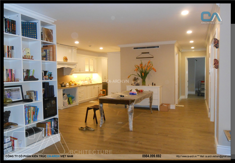 Hoàn thiện nội thất căn hộ chung cư Mandarin 0607B2